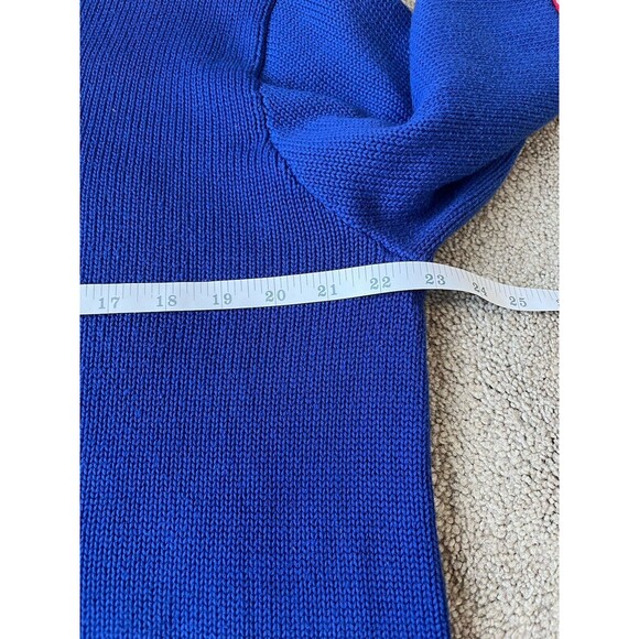 Quacker Factory Sweater Womens L American Flag Button Embroidery Granny Core - Picture 5 of 7